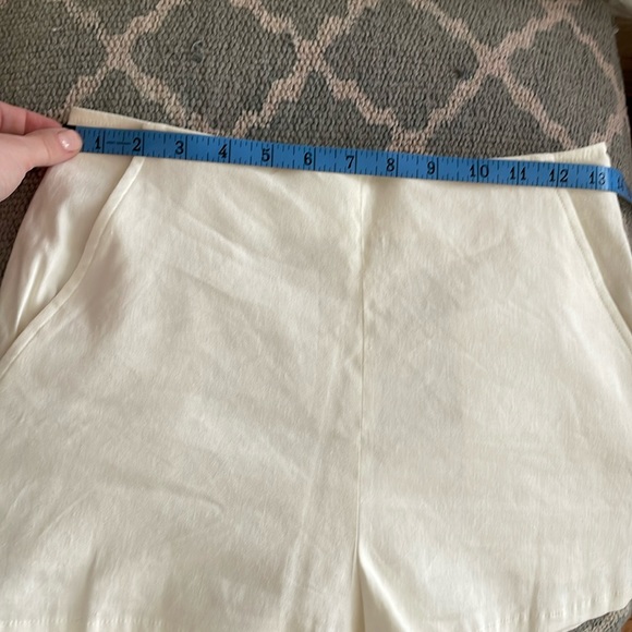 Leith High Waist Linen Blend Shorts - XS - Picture 6 of 9
